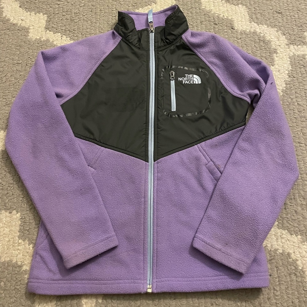 The North Face Girls sz 8/10 full zip fleece